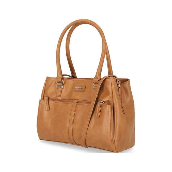 Koltov Vegan Leather Joy Large Satchel, Honey