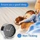thumbnail image 3 of Non Ticking Alarm Clock,4\'Silent Bedside Analog Clock with Modern Gray Design Large Screen Table Clock, 3 of 5