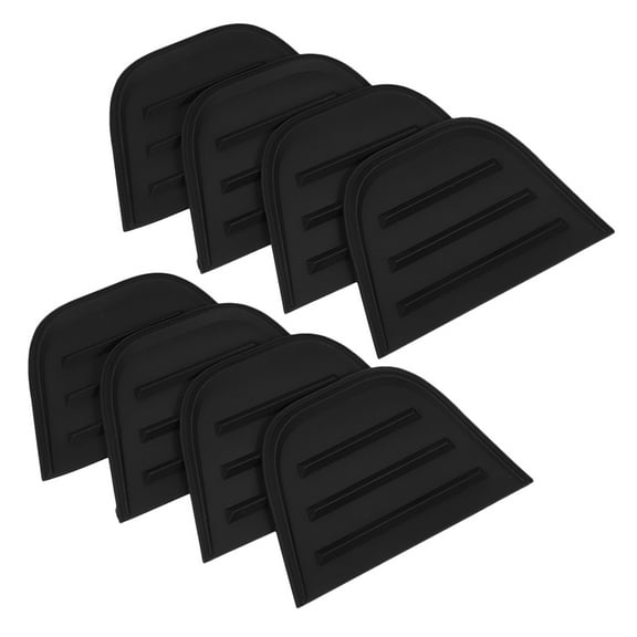 Raindrops 8 Pcs Suitcase Protective Corner Packing Protection Heavy Duty Protector Luggage Accessories Black