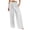 White -BQ19, variant on Dwellite Casual Pants with Pockets Women Tall Pull On Long Length Wide Leg Summer Palazzo Pants Casual Beach Travel White XL
