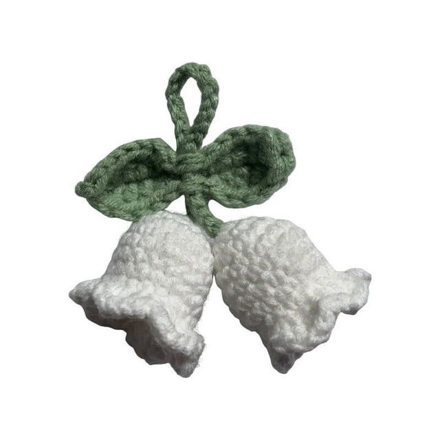 Keychain Keychain Hand Woven Flower Delicate Workmanship Bohemian Decorate Ornament Attractive Handmade Flower Knitted Key Ring Bag Accessory
