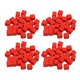 thumbnail image 2 of 100 piezas bloques de madera juguete de aprendizaje de matemáticas juguete de madera enseñanza apilador de color Rojo Zulema bloques de construcción, 2 of 8