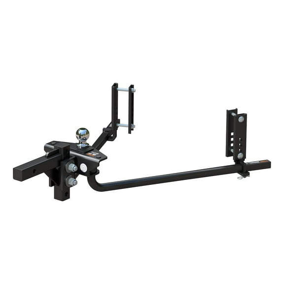 CURT TruTrack 2P Weight Distribution Hitch with 2x Sway Control, 8, 000-10, 000 lbs Tow Capacity