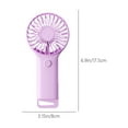 thumbnail image 3 of Handheld Fan, InsCrazy Outdoor Student Dormitory Portable Hiking Hanging Buckle Mini Small Fan, 3 of 7