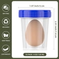 thumbnail image 2 of EcoNesxp Le oz salad dressing container with lid small container 10 pack, 2 of 5