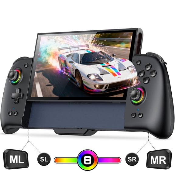 EUROA Switch 2 Controller for Switch 2 with Back Buttons, Motion Sensing, Turbo, Vibration & 1000mAh Battery