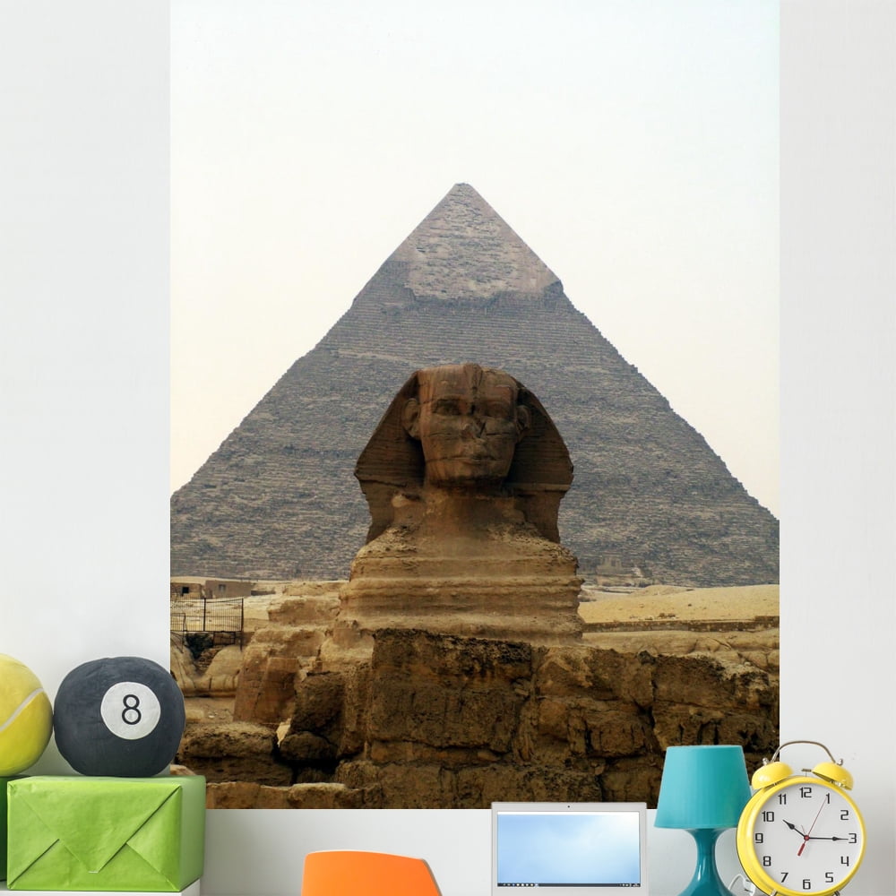 Ancient Egypt Pyramid and Wall Mural by Wallmonkeys Peel and Stick ...