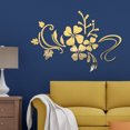 thumbnail image 3 of Adhesivo Extraíble Para Pared De Espejo, Adhesivo De Flor De Espejo, Peso Ligero Para Comedor, Dormitorio, Sofá, Pared De Fondo, Pared De Fondo De TV Cergrey Mirror Flower Sticker, 3 of 6