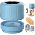 thumbnail image 2 of HTPOW Electric Mason Jar Vacuum Sealer - Fully Automatic Mason Jar Vacuum Sealer Kit for All Mason Jars with Regular Lids and Wide Mouth Lids, A Must-Have Tool for Canned Foods/Pantry - Blue, 2 of 7