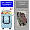 thumbnail image 5 of dbest products Ultra Compact Smart Cart Cooler 360, Insulated Collapsible Rolling Tailgate BBQ Beach Summer, Moroccan Tile, 5 of 6