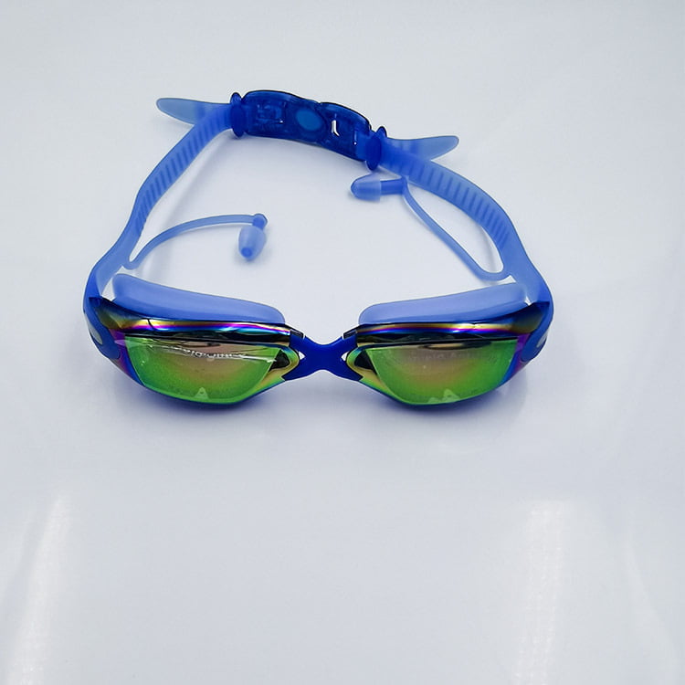 Swimming Goggles Anti-Fog Swim Glasses UV Protection with Ear Plug Adult NEW 