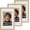 Beige, variant on 8x10 Picture Frame Set of 3, Photo Frame Display 5x7 Pictures with Mat or 8x10 without Mat, Hang on the Wall, Black