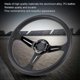 thumbnail image 2 of 14in Universal Car Steering Wheel PU Leather Aluminium Alloy W/Horn Button ModifiedBlack, 2 of 3
