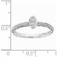 thumbnail image 2 of Diamond Sterling Silver Textured Ring, 2 of 7
