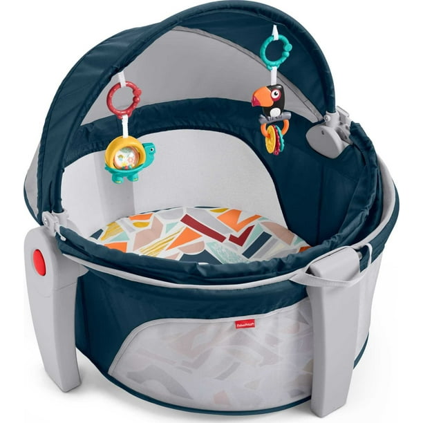 FisherPrice OntheGo Baby Dome Portable & Play Space with 2