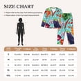 thumbnail image 4 of Pofeuu Vegetable Print Womens Pajamas Set Long Sleeve Sleepwear Button Down Nightwear Soft Pj Lounge Sets Button Down Pajamas Women-Large, 4 of 7
