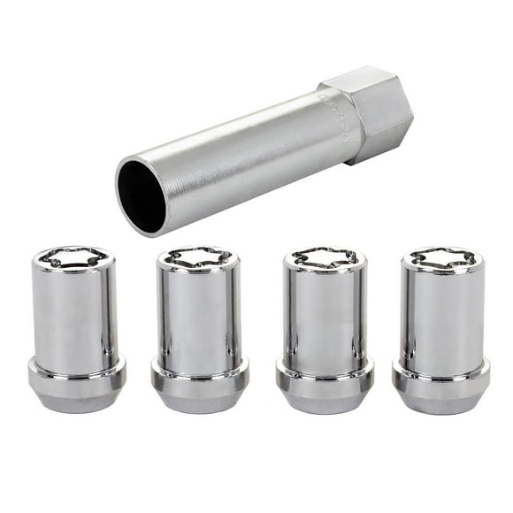 McGard Wheel Access Wheel Lock 25257 Lug Nut Lock; 12 Millimeter X 1.5 Thread Size; Conical Seat; Tuner Lug Use With Alloy Wheels Only; 1.24 Inch Overall Length; 13/16 Inch Wrench Size; Chrome Plated