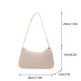 thumbnail image 4 of Bolsa De Hombro Bolso Moda mujer hombro axila bolso Nylon damas Vintage sólido bolsos con asa superior, 4 of 6