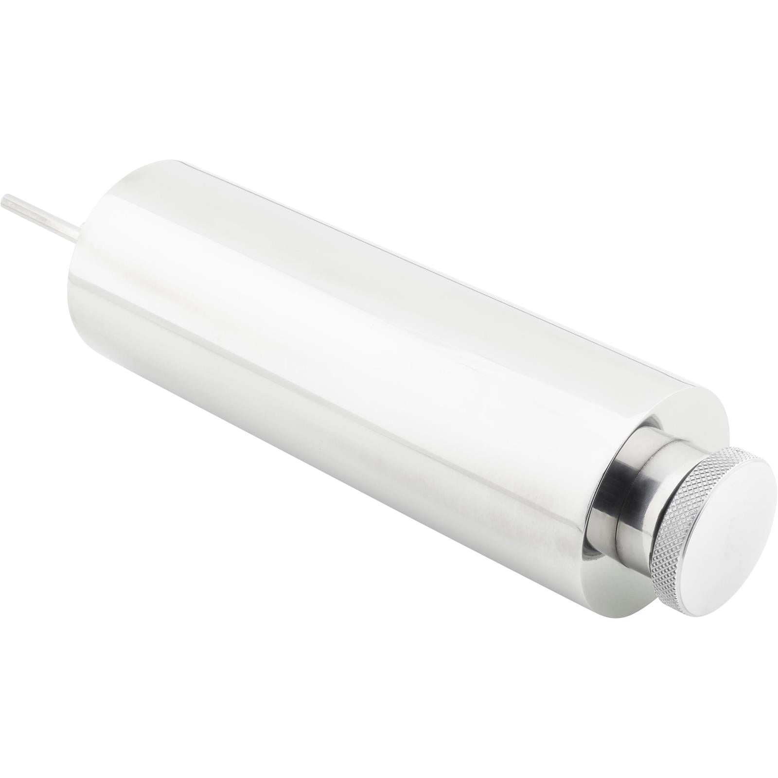 Polished Radiator Coolant Overflow Expansion Tank, 3 x 10 In.