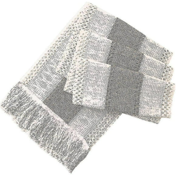 Bohemian table runner for dining table and chairs 180 cm