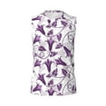 thumbnail image 6 of Picia Violets Flowers mens Cotton Tank Undershirts , Moisture-wicking Ribbed Tanks, Lightweight Cotton Tank Undershirts-X-Large, 6 of 8