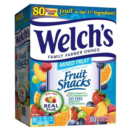 Product of Welch's Fruit Snacks, 80 ct. [Biz (Best Fruit Snack Brand)