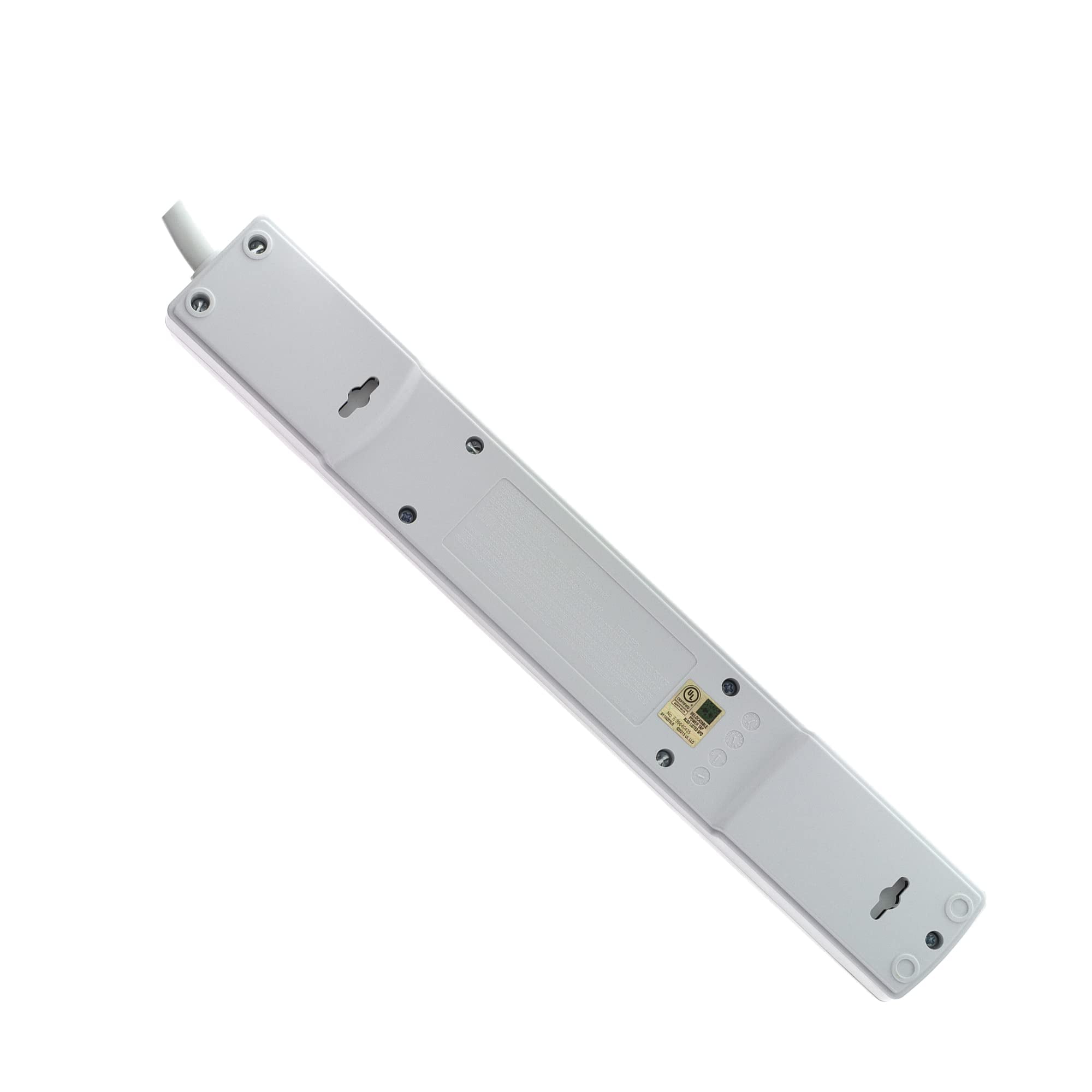 Comzon Surge Protector: 6 Outlet, 2 USB, 1080J, 6ft Cord