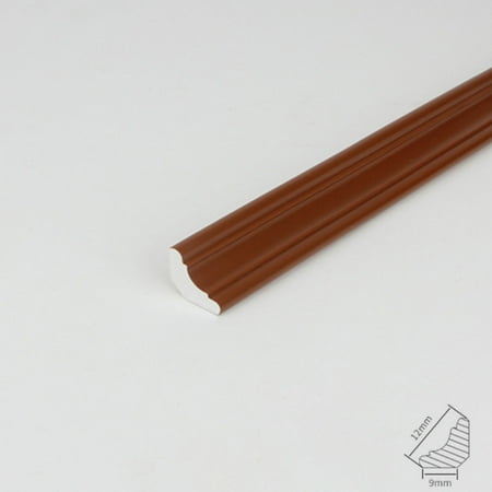 

Goodhd 3D Pvc Self-Adhesive Skirting Waist Line Background Border Strip Corner Decor 1M