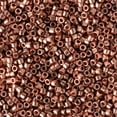 thumbnail image 2 of Miyuki Delica Seed Beads – Size 11/0 (1.6 mm), DB0040, Copper-Plated, 7.2g, Approx. 1440 Beads, 2 of 7