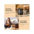 thumbnail image 4 of Space Heater,Portable Heater Fan Indoor Use 1500W/750W ETL Certified Ceramic Small Heater With Thermostat, Home Dorm Office Desktop And Kitchen,BLACK, 4 of 11