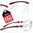 thumbnail image 1 of Gafas de seguridad NoCry, transparentes, antivaho, resistentes a los arañazos, paquete de 10, 1 of 8