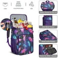thumbnail image 2 of Colorful Abstract Cooler Backpack - 20L Insulated Leakproof Bag, Geometric Design for Beach, 2 of 5
