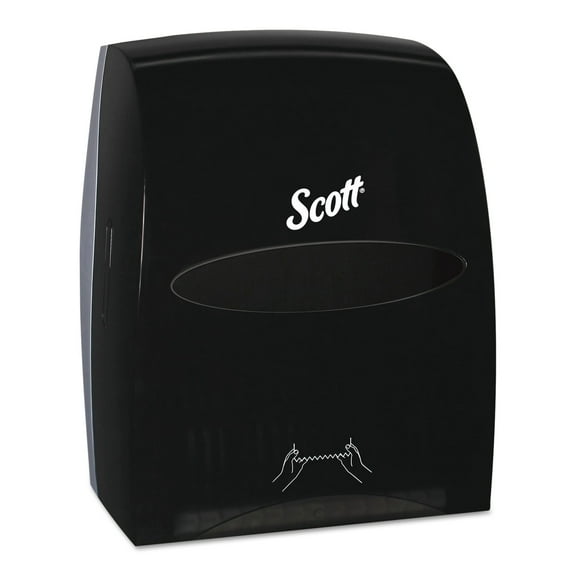 Essential Manual Hard Roll Towel Dispenser, 13.06 X 11 X 16.94, Black | Bundle of 5 Cartons