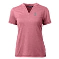 thumbnail image 2 of Women's Cutter & Buck  Heather Red Birmingham Barons Forge DryTec Heathered Stretch Blade Top, 2 of 3