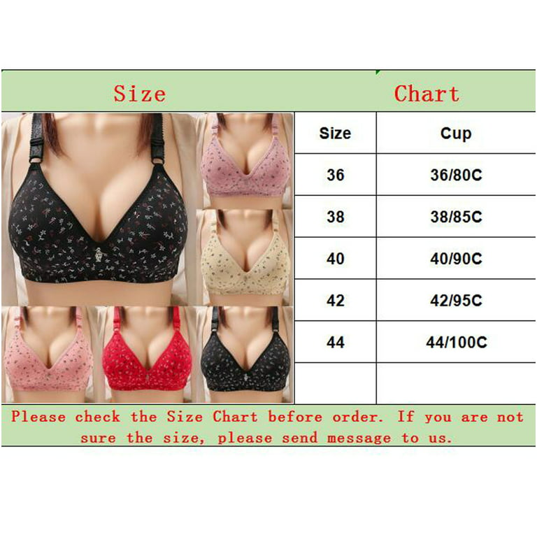 Eashery Lace Bras For Women Women's Plus Size Add 26 and a Half Cup Push Up  Underwire Convertible Lace Bras Watermelon Red 80C