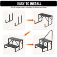 thumbnail image 5 of Forcecar Black M, 40"x 20", Metal RV Steps, Portable with Handrail, Anti-slip Pedals, 5 of 7