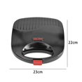 thumbnail image 2 of Kitchen Bread Maker Waffle Maker with Nonstick Plate Fast Heating Us Plug 110v 2-slice Waffle Iron Breakfast Sandwich Bread Maker Meat Grill Machine, 2 of 8