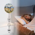 thumbnail image 3 of 12 Inch Wall Clock Battery Operated Silent Clock Decorative for Office, Kitchen, Outdoor, Living Room，Flower Women Field Graceful Design, 3 of 4