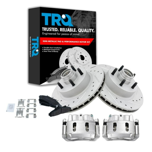 TRQ BKA26251 Performance Semi-Metallic Disc Brake Kit