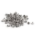 thumbnail image 2 of Unique Bargains 80 Pcs M2x3mm 316 Stainless Steel Flat Head  Machine Screws Silver Tone, 2 of 5