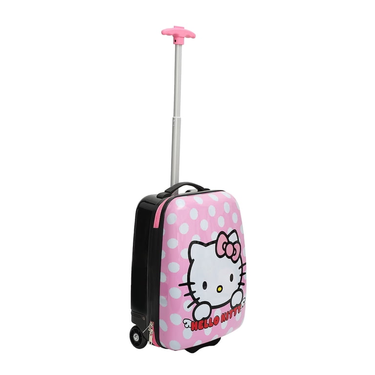 Bioworld, Hello Kitty Luggage, 16 Inch, Pink, Molded EVA Material
