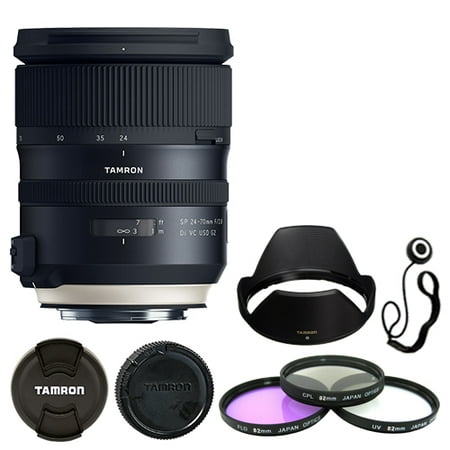 Tamron SP 24-70mm f/2.8 Di VC USD G2 Lens for Canon + Deluxe Accessory (Best Tamron Lenses For Canon)