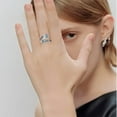 thumbnail image 2 of Teardrop Turquoise Ring Adjustable Bohemian Statement Jewelry For Her, 2 of 4