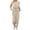 Khaki, variant on ZACPNCV Jumpsuits for Women's Sleeveless Loose Overalls Rompers Linen Wide Leg Jumpsuits Olive Green