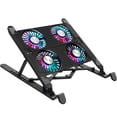 thumbnail image 3 of Shisuyan Laptop Computer Stands Black Silicone 1Set 11.4X9.4X3.9In, 3 of 8