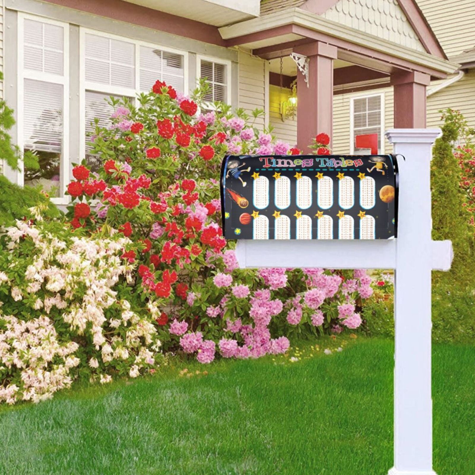 Kdxio Magnetic Mailbox Cover 25.5x21 in Mailbox Cover Outdoor Decoration Holiday Mailbox Covers for Home Garden Yard-25.5x21 in