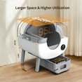 thumbnail image 3 of GOOVI Self Cleaning Cat Litter Box Automatic Litter Box with App Control Suitable for Multiple Cats, White, 3 of 3