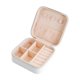 thumbnail image 2 of Caja de joyería jinwen Rosa con cremallera de viaje, 2 of 5