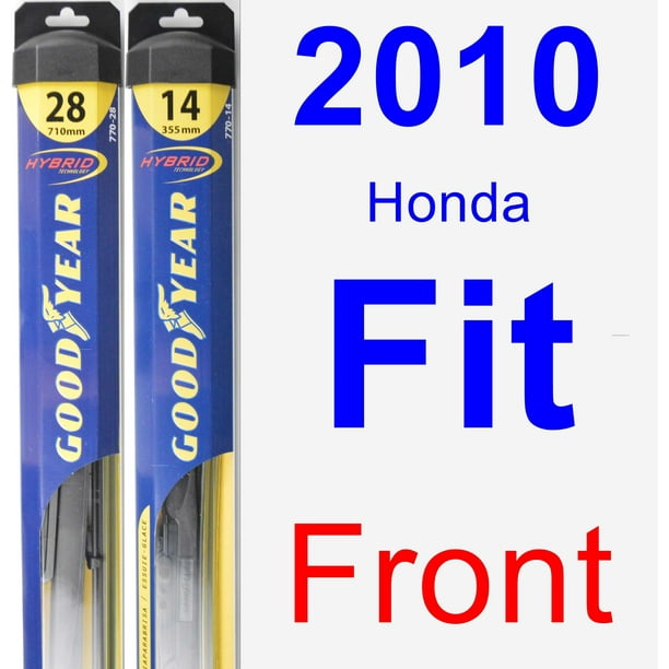 2010 Honda Fit Wiper Blade Set/Kit (Front) (2 Blades) Hybrid