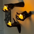 thumbnail image 4 of 3 decoraciones de manos aterradoras para colgar en la pared de Halloween Esculturas artísticas góticas para colgar en la pared, 4 of 8